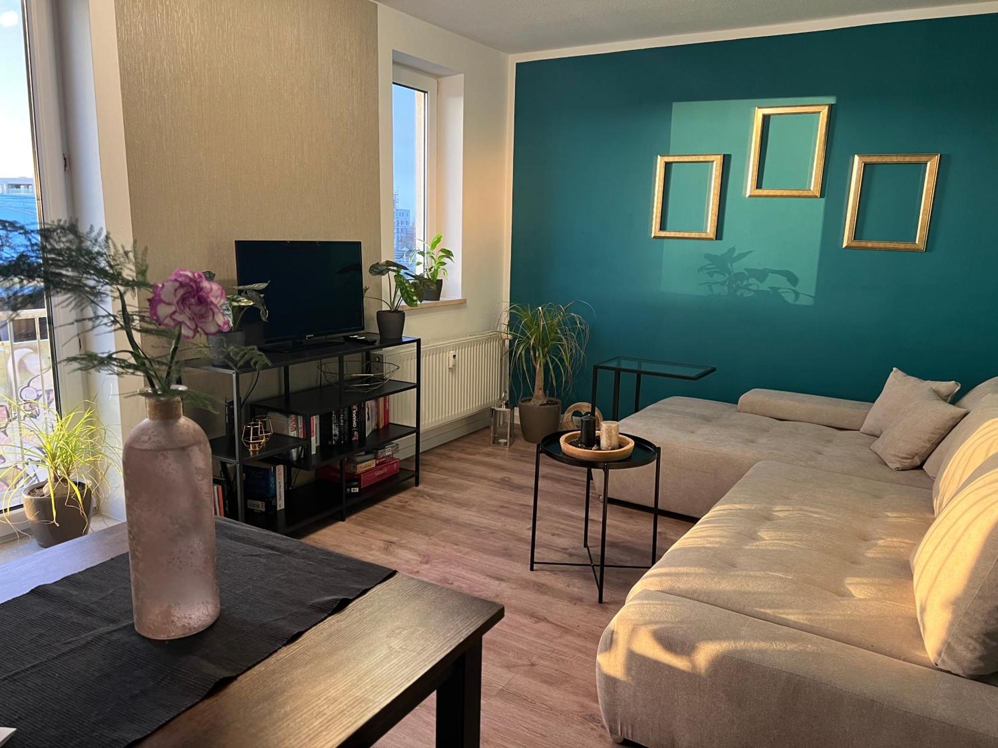 Apartment Juna Mit Tg Stellplatz Leipzig Buitenkant foto